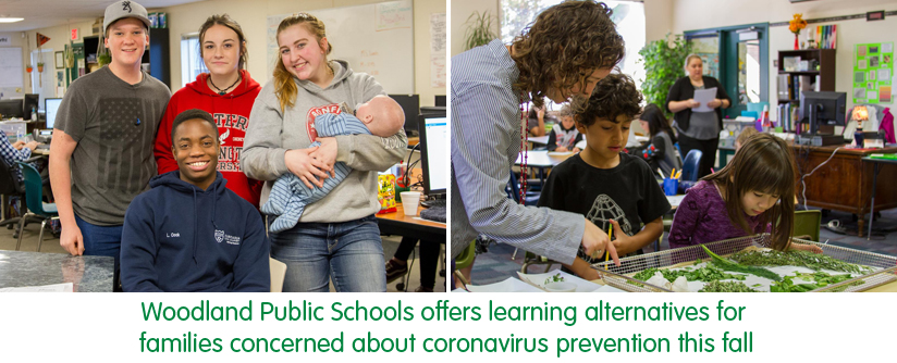 Woodland Public Schools offers learning alternatives for families concerned about coronavirus prevention this fall