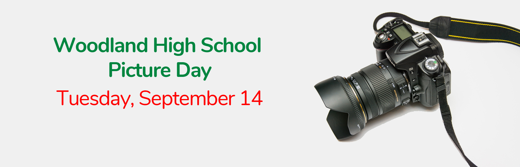 WHS Picture Day is Tuesday, September 14