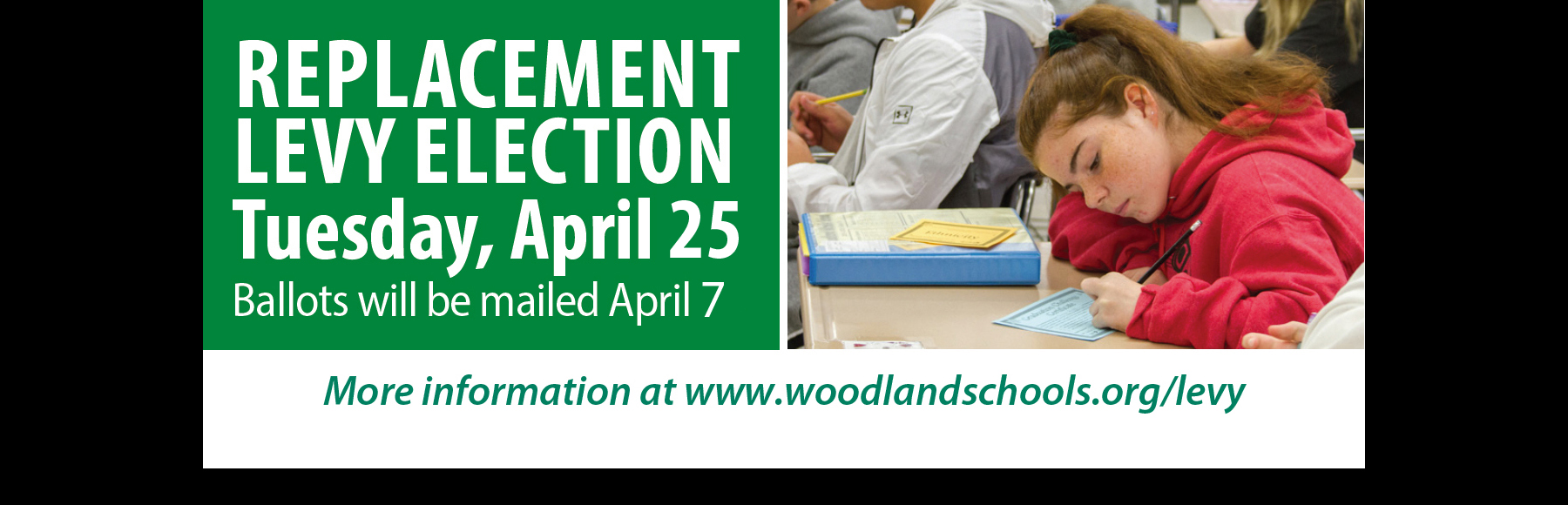 Due to low voter turnout, Woodland Public Schools to run Replacement Levy again in April’s Special Election