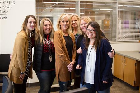 The PASS Program Team (photograph taken pre-closure): Catherine Pulliam, Keitra Curnutt, Cyndy Grayson, Mary Ann Sturdivan, Dana Preston, and Stacy Gould