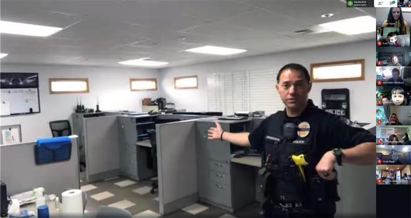 Officer Eric Swenningson ("Officer Eric") served as the class's tour guide