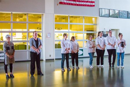 The school’s culinary arts students prepared and served desserts and beverages throughout the evening