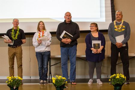Woodland celebrated its retirees during its annual All Staff Luncheon on Friday, June 17