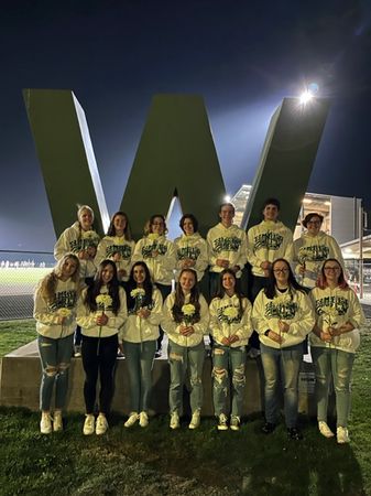 Students in Timber Court, a new tradition, met with community members to talk about the many interests represented by the school's clubs and organizations