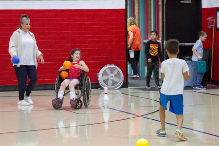 Students ensure they include all of their classmates so everyone can learn and play together