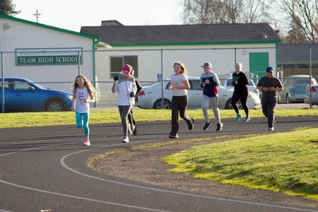 The Running Club is one of the school's only clubs which cater to all four grades (5th-8th) without splitting up grades