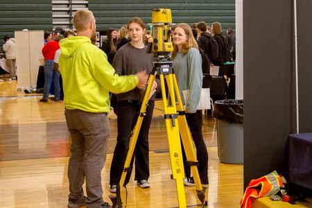 A joint partnership between Woodland Public Schools and the Port of Woodland, the Job Ready Career Fair introduces students to a wide variety of industries from the community