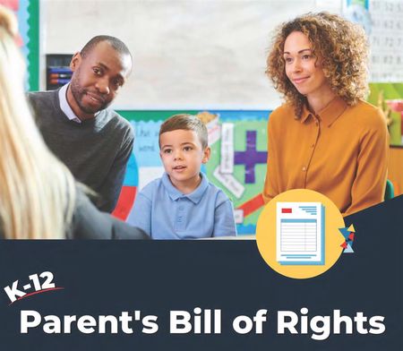 The K-12 Parents Bill of Rights describes and explains the rights of families in the Washington State K-12 School System