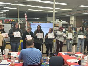 Teachers working together