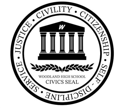 Image of the woodland civics seal