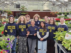FFA students in Greenhous