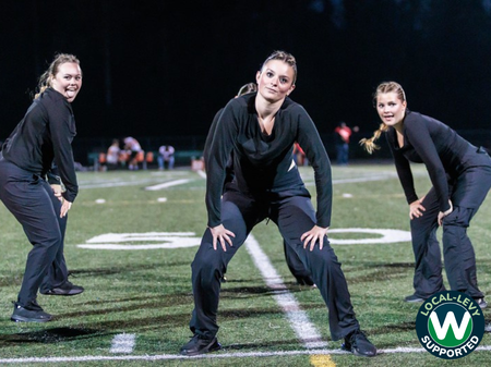 WHS Dance team performing on the field